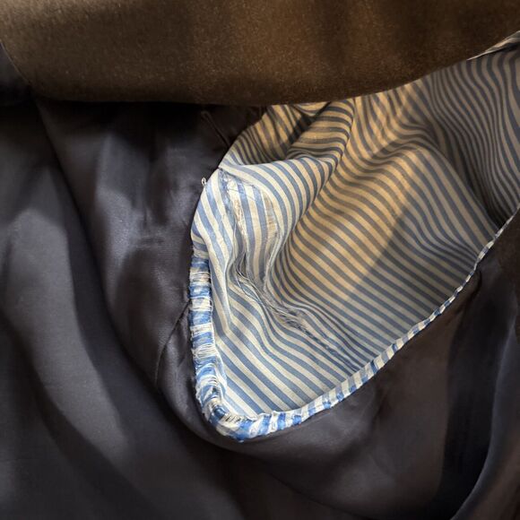 Faconnable Wool Blend Three-Button Blazer - Tall See Photos - See Measurements - Picture 11 of 14